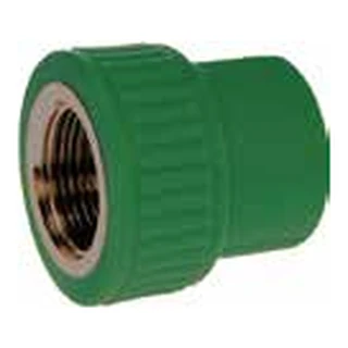 PPR female threaded socket with brass insert