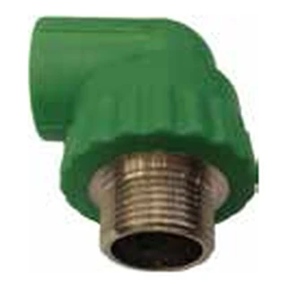 PPR male adaptor with brass thread insert